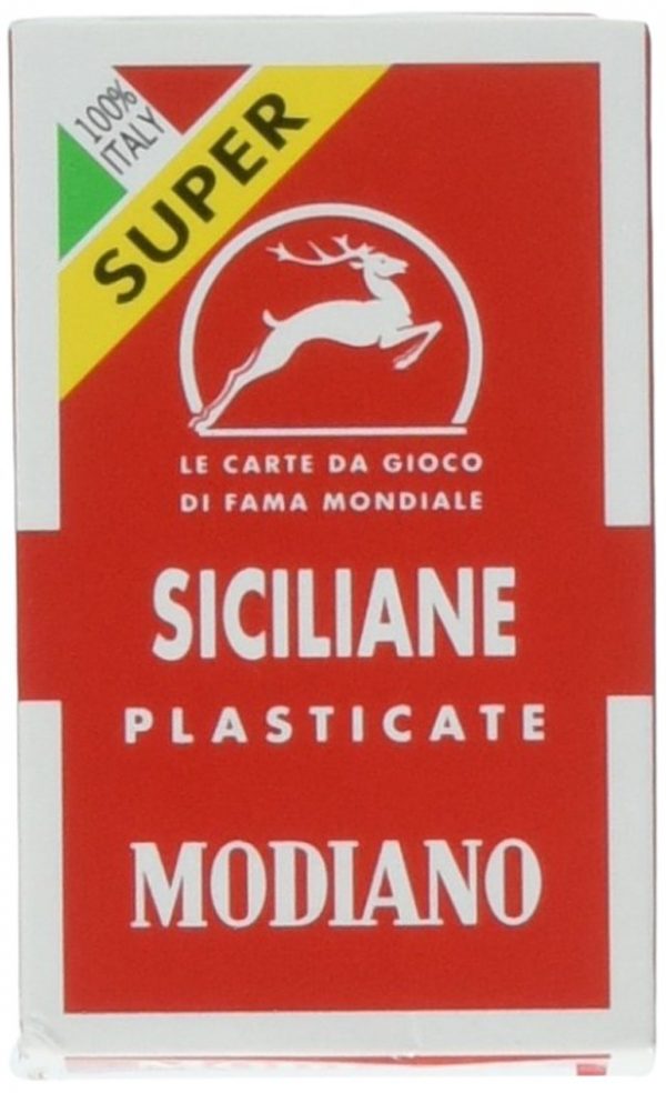 Modiano Italian Sicilian Scopa Playing Cards by