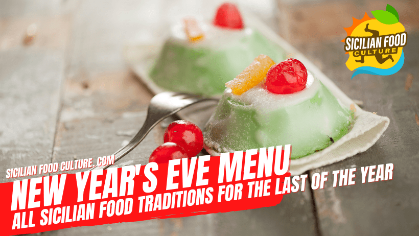 New Year’s Eve menu
